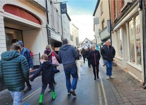 Pedestrians in King Street. Picture: Andy Boddington