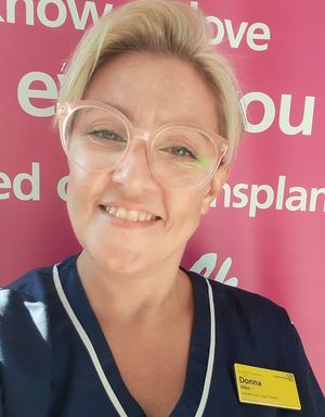 Donna Allen, a specialist nurse at Walsall Manor Hospital is promoting Organ Donation Week.