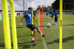 Jayson Molumby on the ball (Photo by Adam Fradgley/West Bromwich Albion FC via Getty Images).