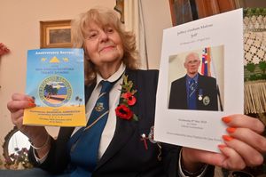 Jeffrey Graham Malone from Bridgnorth who has passed away. He was a Suez veteran and founder of the Suez Veterans Association (no longer going). Eileen and Jeff worked together for many years taking people to Suez to visit relatives buried there. There is also a memorial area at the National Arboretum thanks to them too.