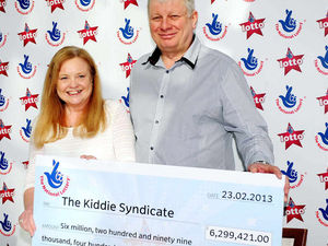 Supporting image for story: Ludlow couple celebrating after £6.3m Lotto win