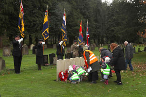 Armistice Day 2024 at Newport Cemetery