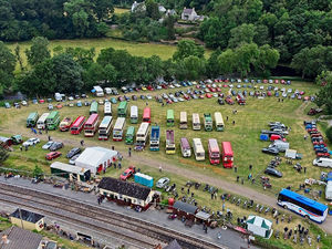Supporting image for story: Llangollen Railway steams into classic transport weekend