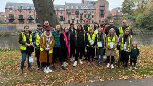 Staff and parents volunteered at the event