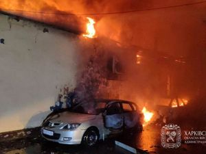 Supporting image for story: Russian missiles hit Ukrainian army training ground, killing at least three