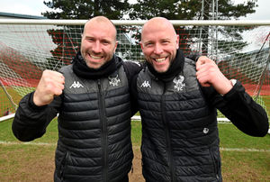Kidderminster Harriers get set for their big match against West Ham on Saturday. Manager Russ Penn and assistant manager Jim O'Connor...