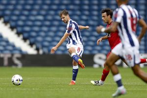 Molumby signed for Albion for just £900k from Brighton  (Photo by Adam Fradgley/West Bromwich Albion FC via Getty Images)