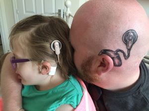Supporting image for story: Walsall dad gets second tattoo in solidarity with daughter