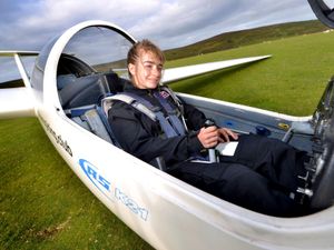 Supporting image for story: Flying high: Shropshire schoolgirl Holly is a glider pilot at just 15 - with video and pictures
