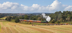 The Flying Scotsman drew plenty of attention on its last visit to the Severn Valley Railway and demand for tickets is high this time