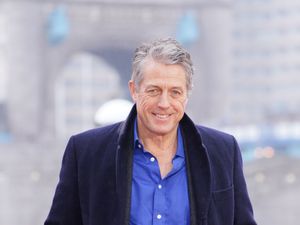 Supporting image for story: Hugh Grant ‘busts out’ Wonka rhymes at Bafta ceremony