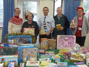 Supporting image for story: "Exceptional local generosity" - Volunteers thank Church Stretton community for toy donations