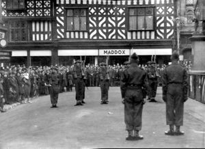 Maddox, Shrewsbury, in 1944. Photo from Shrewsbury historian David Trumper by David Woodhouse of Shrewsbury