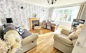 There are two reception rooms