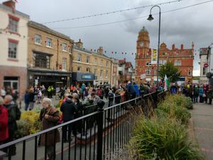 A counter protest took place on High Street.