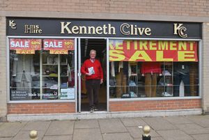Pattingham mainstay Kenneth Clive Menswear will close in November