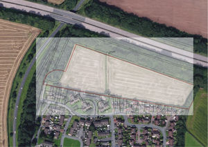 Shropshire Homes is set to host a consultation event in Shifnal after revealing their plans to build 69 new homes off Newport Road. Photo: Googe/Shropshire Homes
