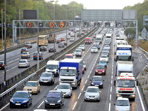 Supporting image for story: M6 closed at Junction 10 due to car fire