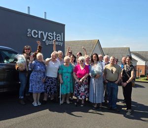  Campaigners celebrating at the Crystal Gateway centre but fears remain that services will be moved out. Picture Laura Taylor-Childs free for LDRS use