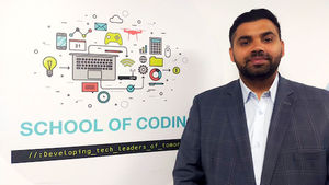 Manny Athwal, CEO of the School of Coding