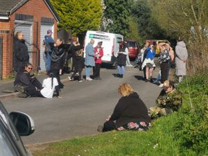 Supporting image for story: Horse rescue operator who was told to leave Wolverhampton site stages defiant round-the-clock vigil