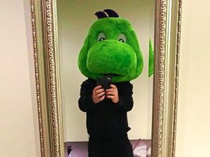 Supporting image for story: Andy Richardson: I saw the dragon costume and went ahead – well head only!
