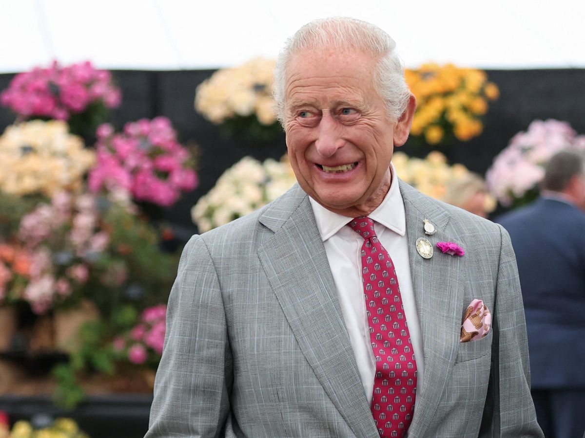 King appears as magazine cover star in celebration of his garden makeover