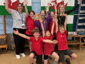 Supporting image for story: Powys primary school youngsters who took over their village shop to encourage the community to learn Welsh, have won a gold award