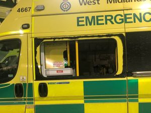 Supporting image for story: Ambulance windows smashed by Black Country vandals