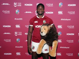 British and Irish Lions captain Maro Itoje at the squad announcement