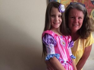 Supporting image for story: This woman made her granddaughter’s dream princess dress come to life and it’s a wonderful creation