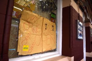 Damage at the Early Bird Cafe, Wellington on Thursday, August 14, 2025.