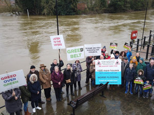 Supporting image for story: Bridgnorth protestors claim Stanmore development will increase flooding
