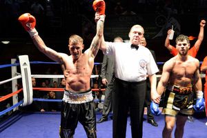 Disputed - Ryan Aston believes referee Terry O'Connor got the decision wrong in his Midlands title fight.