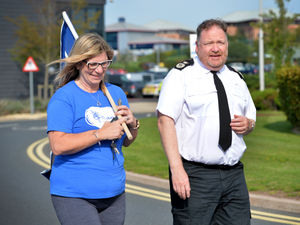 Supporting image for story: Pc Bond joined by police chief on a fundraising mission