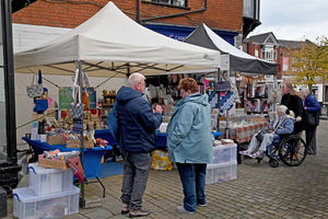 Market Drayton hosted the first day for its new and expanded artisan market.
