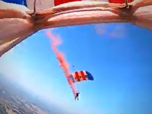 Supporting image for story: This POV footage of the RAF Falcons performing at Shrewsbury Flower Show is magnificent
