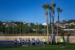 Wolves work hard in Marbella during their warm weather training camp (Photos: Wolves)