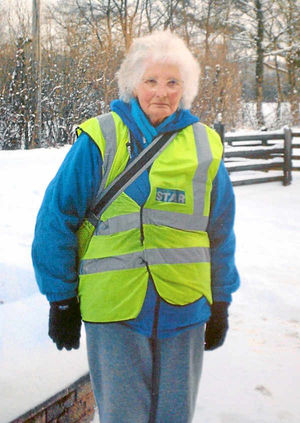 Joyce was out in all weathers delivering the Shropshire Star