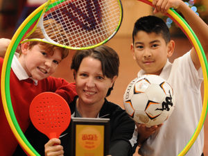 Supporting image for story: Golden award for sporting Stafford school