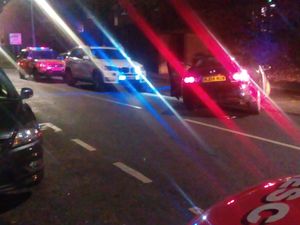 Supporting image for story: Teenagers flee wrecked car after it smashes into vehicle in Telford street - with video