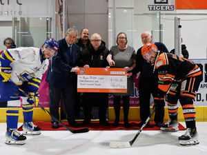 Supporting image for story: Telford Tigers makes £1,700 donation to local Royal British Legion branch