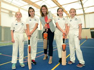 Supporting image for story: Howzat! Charlotte Edwards opens £800,000 sports centre at Oswestry School
