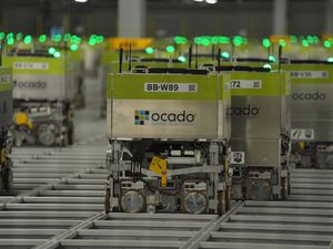 Ocado trolleys