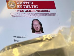 Former Canadian Olympic snowboarder Ryan Wedding pictured on an FBI's most wanted online post