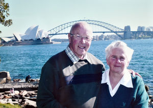 Alan and Mikki on a visit to Sydney.