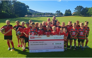 Ynysybwl RFC Minis in South Wales received £1,000 of funding from Pink Storage. The initiative is now in Shropshire. 