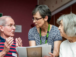 Supporting image for story: A diamond club for dementia sufferers