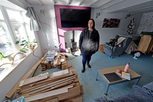 Kerry in her living room