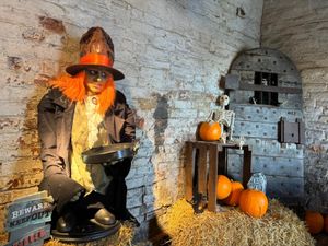 Halloween decor at The Littleton Arms, Penkridge